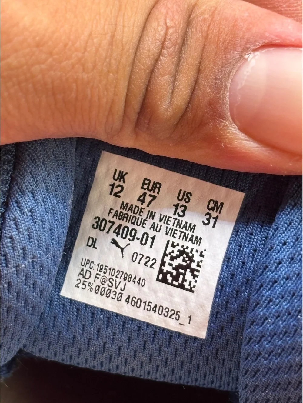 Puma size 13